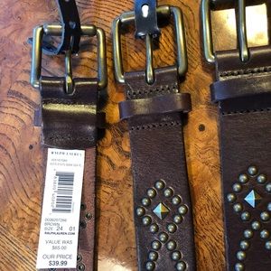 Ralph Lauren brown belt size 24